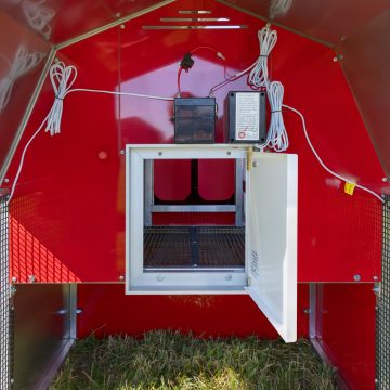 3 x 4 Redline Coop [Interior Door Open]
